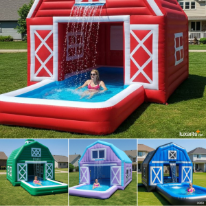 Si - New Ideas Inflatable Barn Shaped Pools